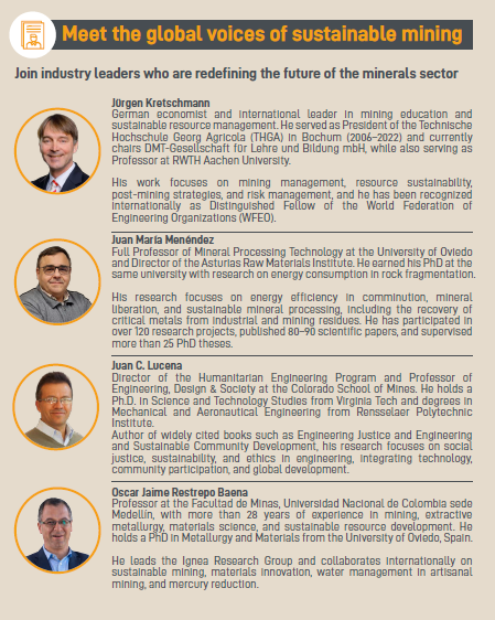 aristigus's tweet image. SDIMI 2026 is not just a conference; it is a strategic platform where academia, industry leaders, government officials, financial stakeholders,and international organizations come together to shape the next era of #sustainablemining development @UNALOficial  @MedellinUNAL @fminas