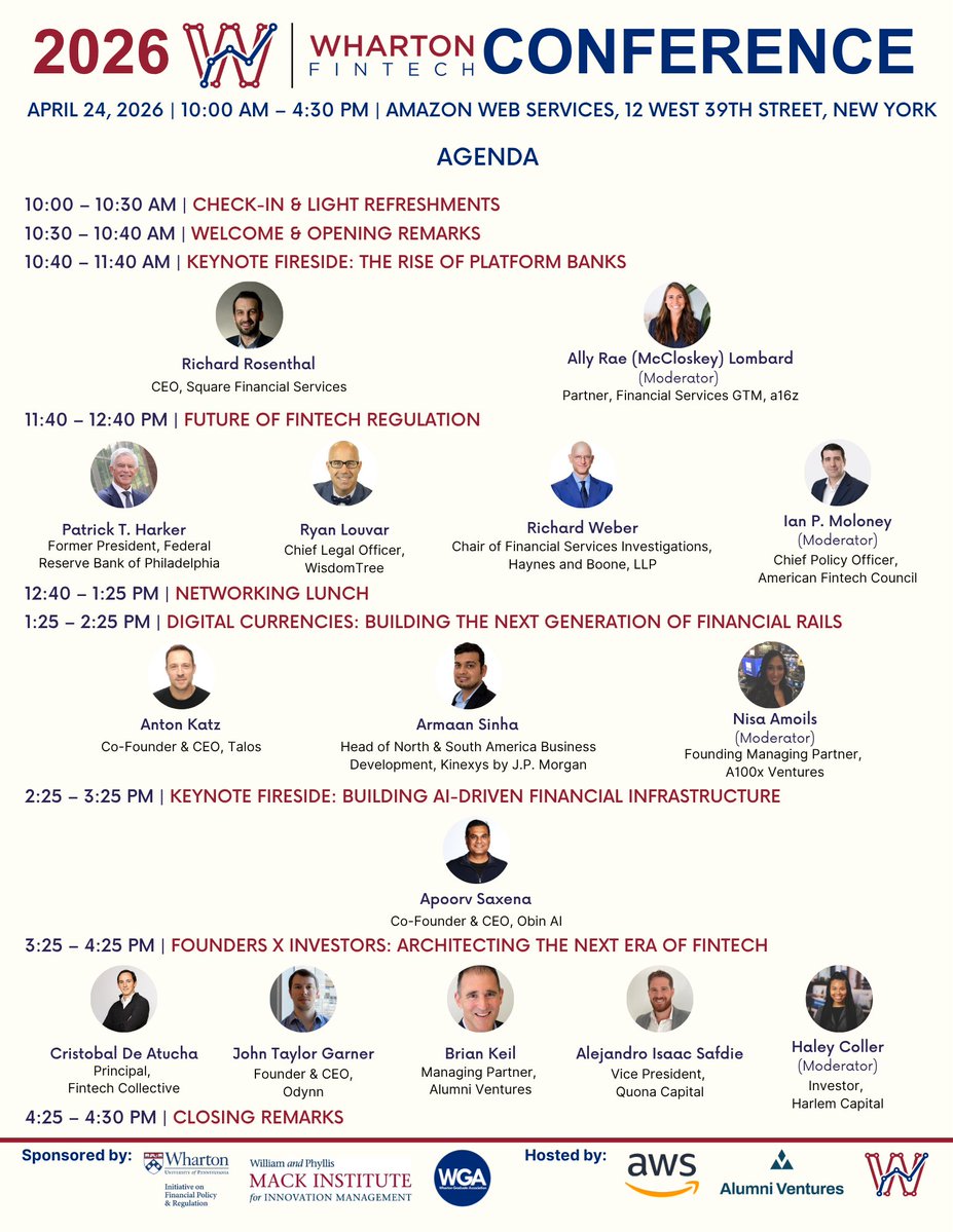 Wharton Fintech tweet media