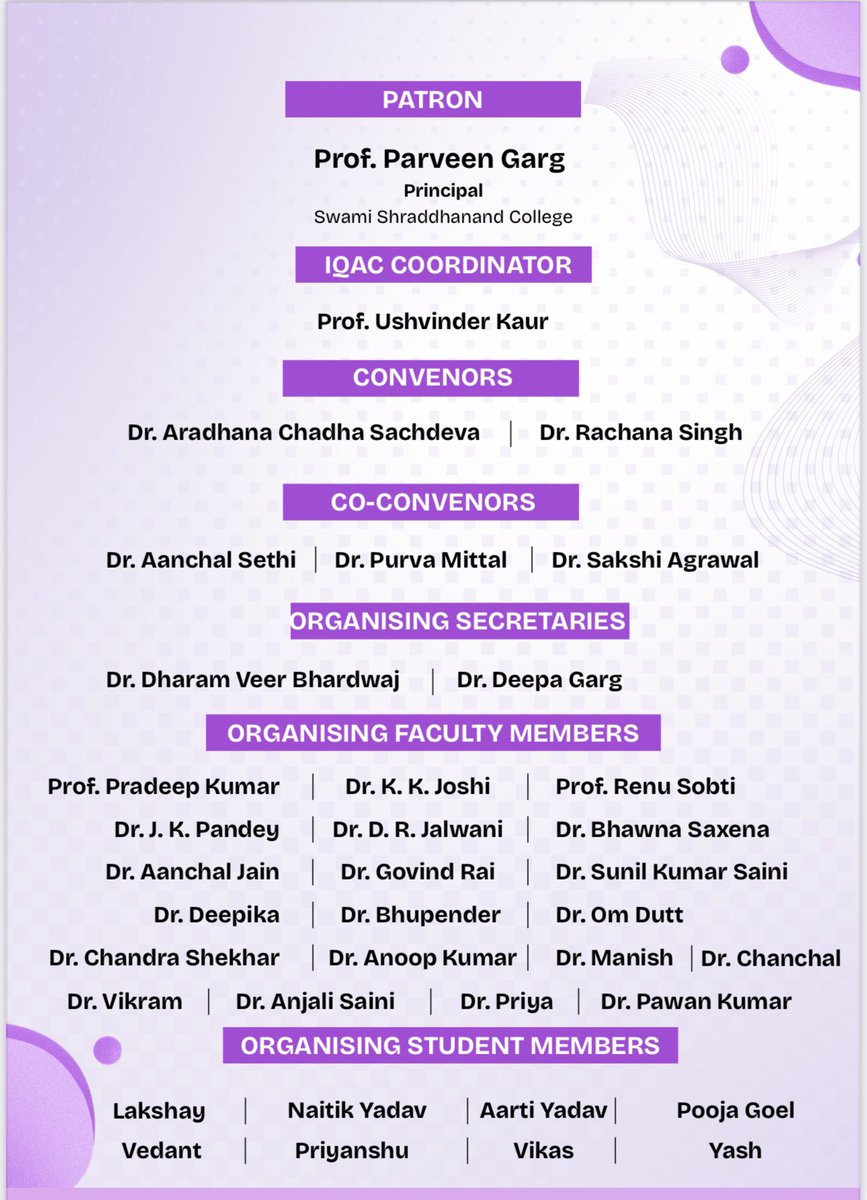 Swami Shraddhanand College tweet media