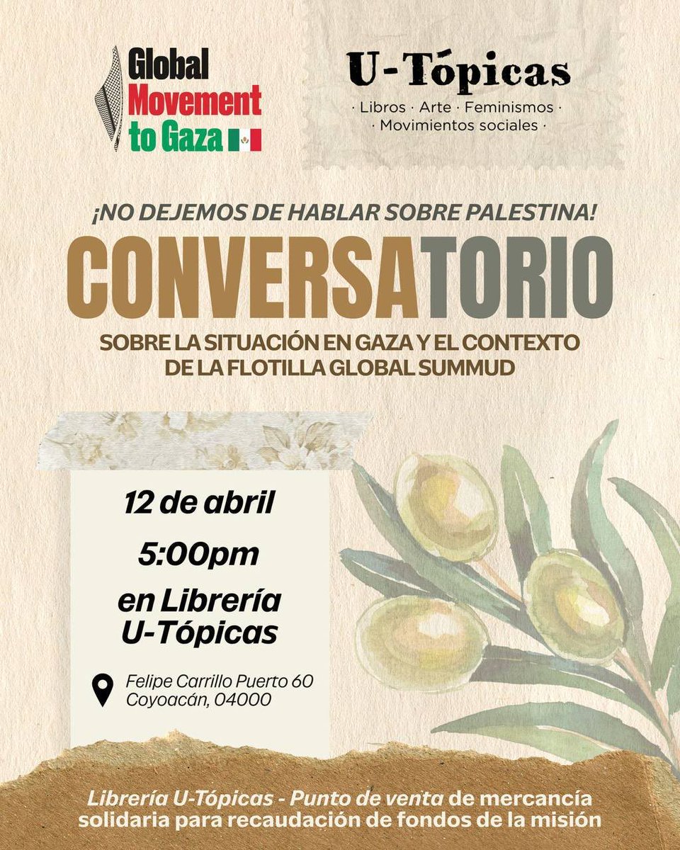 Movimiento Global a Gaza México tweet media