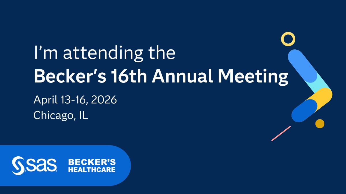 Excited to attend Becker’s 16th Annual Meeting this April!

Looking forward to connecting with leaders who are transforming the future of health care with analytics and AI.

👋 Attending Becker’s? Let’s meet. I’m booking conversations now, so reach out if you’d like to connect.