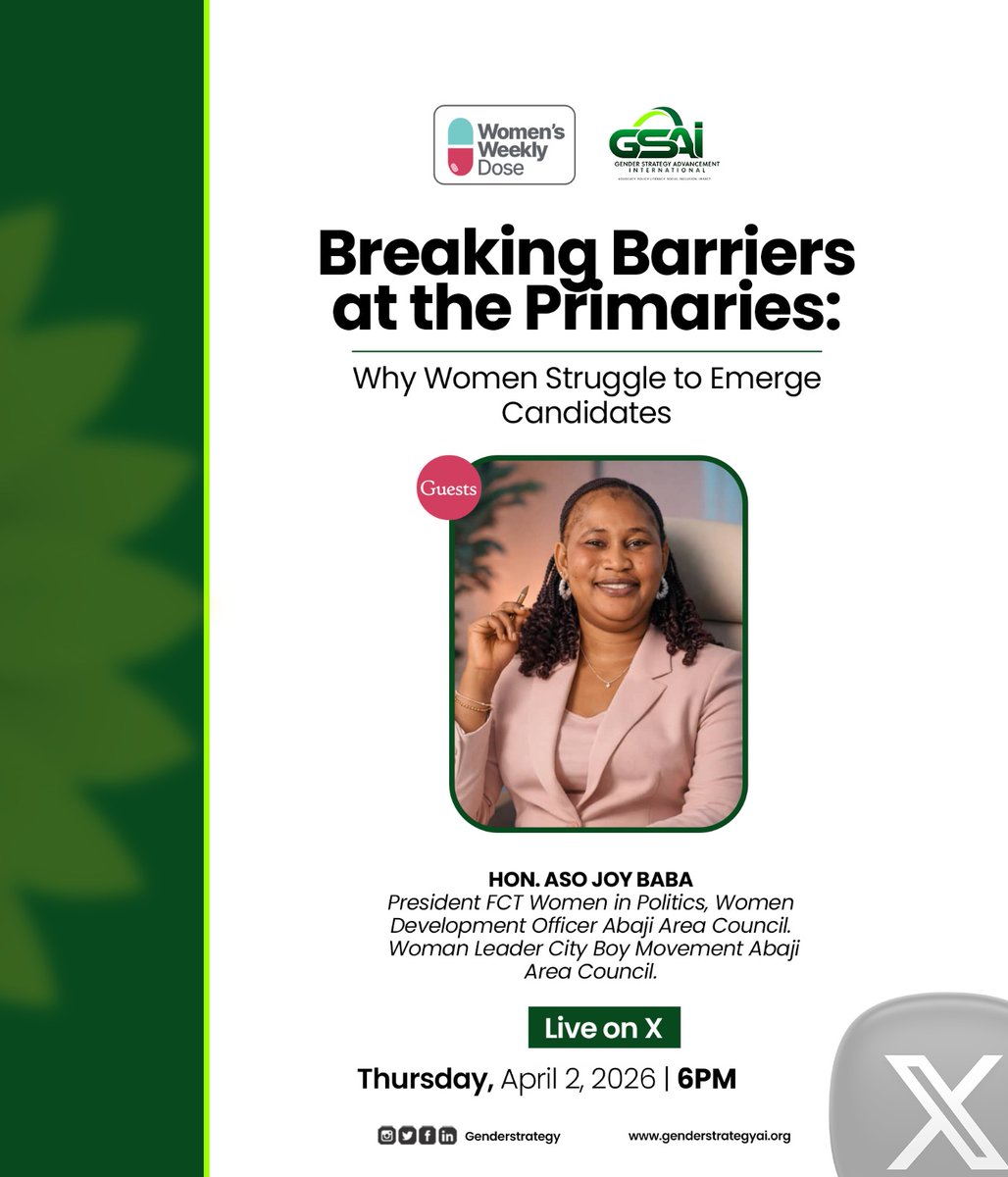 Gender Strategy Advancement International tweet media