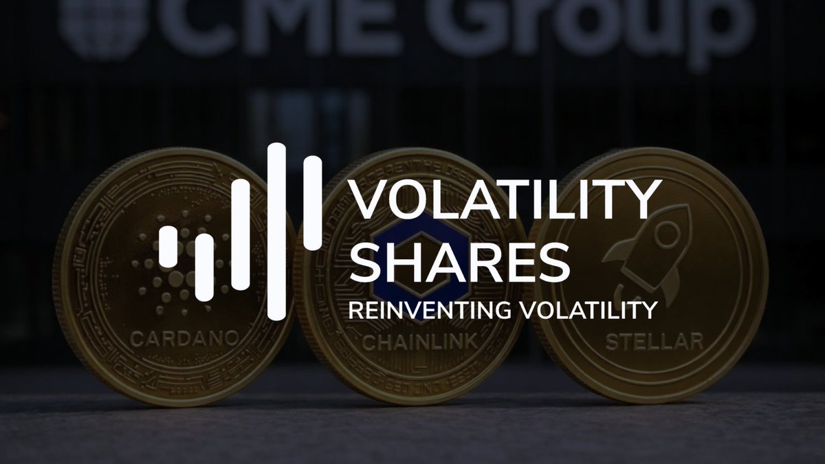 chatetfapp's tweet photo. Volatility Shares Launches Altcoin ETFs With Leveraged Options

🚨Get all #ETF industry alerts on https://t.co/Ppv9kP0xYX

Volatility Shares has launched six ETFs—CHNL (Chainlink), CHNU (2x Chainlink), CRDD (Cardano), CRDX (2x Cardano), STLR (Stellar), and STLU (2x Stellar)—offering both standard and leveraged exposure.

The funds use futures, swaps, and crypto-linked ETPs via a Cayman subsidiary rather than holding tokens directly, expanding ETF access to altcoins beyond bitcoin and ether.

@VolShares