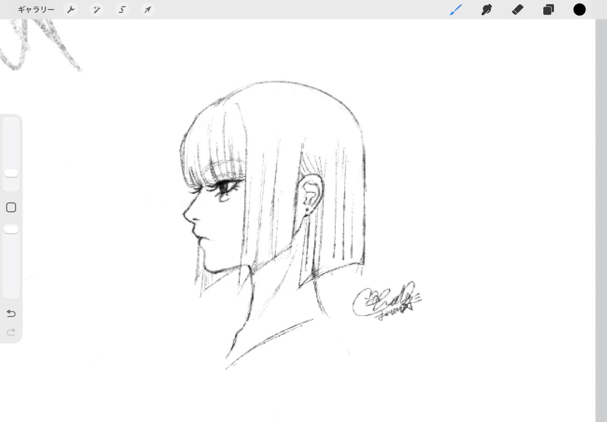 試し描き
横顔描くの好きすぎる
プロクリはやっぱり6B鉛筆かなぁ？