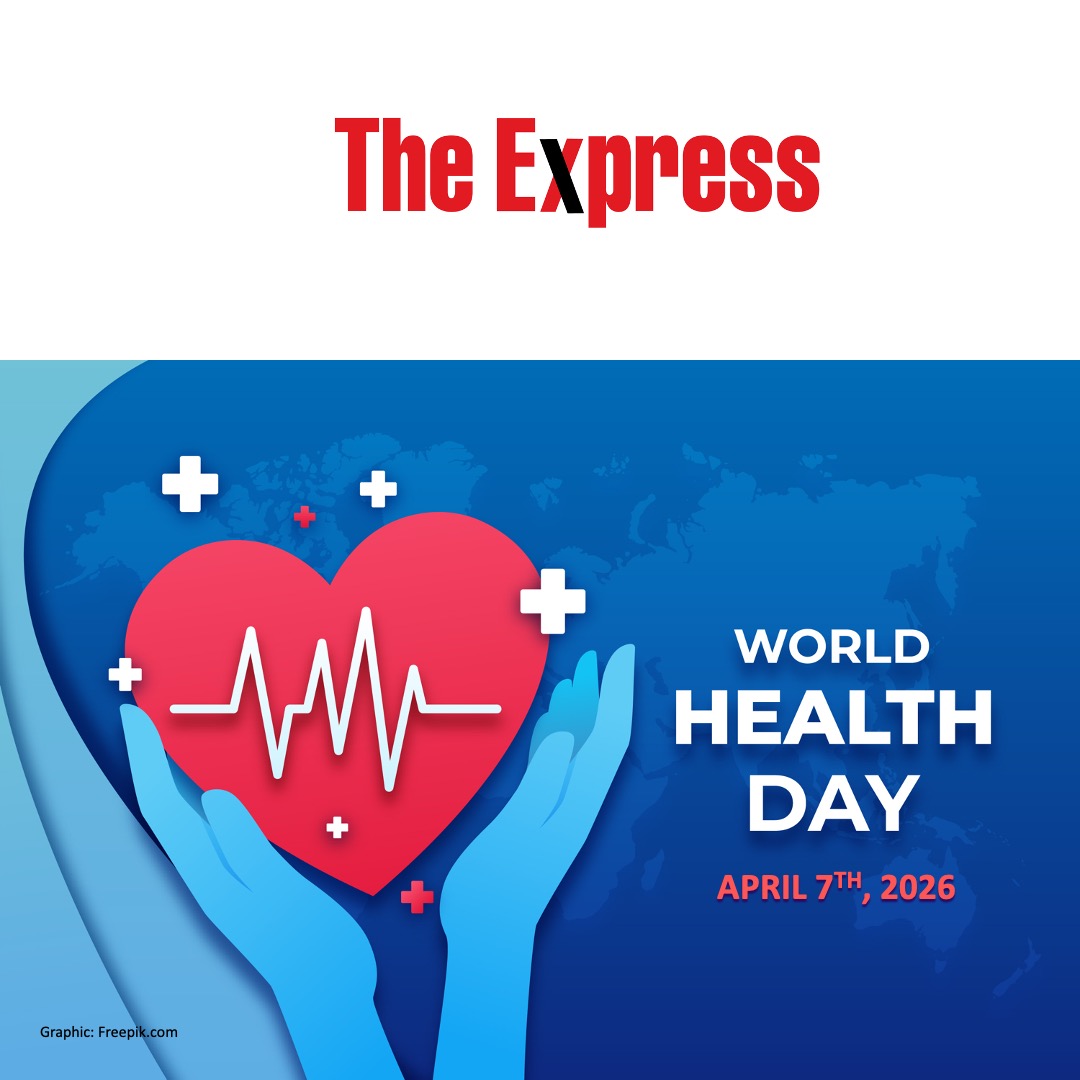 expressupdates's tweet image. 🌍💙 World Health Day is observed every year on 7th April.

The official theme for World Health Day 2026 is:
“Together for Health: Stand with Science”

#WorldHealthDay #HealthForAll #ScienceMatters #GlobalHealth #PublicHealth #TheExpress