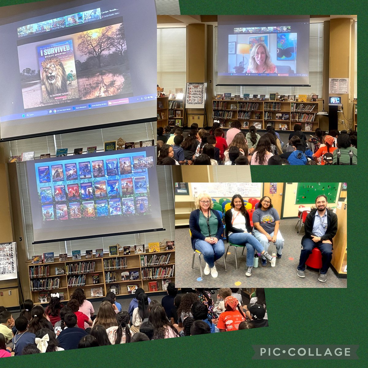 CarnahanLibrary's tweet photo. Our @NISDCarnahan Cardinals were treated to a special visit by Author @laurenTarshis. We also had a sneak Peek to her upcoming book. Thanks to @Scholastic  &amp; @NISDLib  &amp; @bobbyblount22 for making this a memorable moment. 📚#sanantonioreads #schoollibrariesmatter #authorvisit https://t.co/skG1Dqi7XA