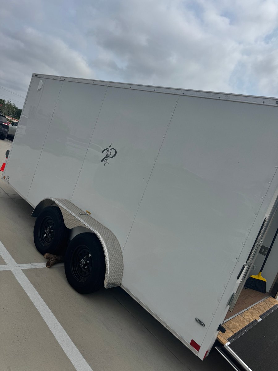 BbqProsper's tweet photo. It’s happening…new trailer load in for practice tomorrow! It’s about 80% done! Let’s go! ⁦@hsbbqinc⁩ ⁦@WalnutGroveHS⁩ ⁦@Chip_Peeples⁩ ⁦@ProsperISD⁩ ⁦@TothDustin⁩ ⁦@msweissWG⁩ https://t.co/hFR0LBe6gY