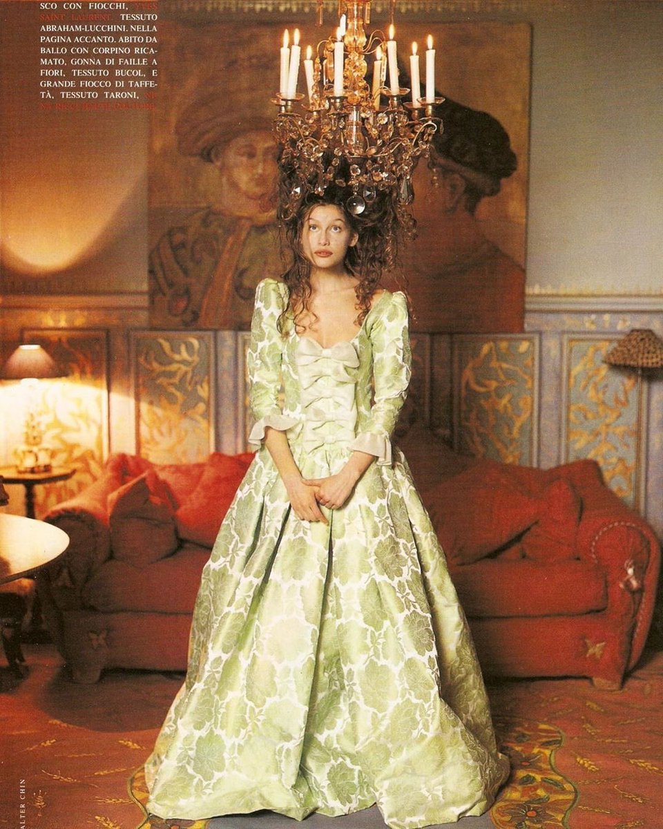 virgoessence's tweet photo. Laetitia Casta photographed by Walter Chin for Vogue Italia, 1999 https://t.co/Wn7qvDbJu9