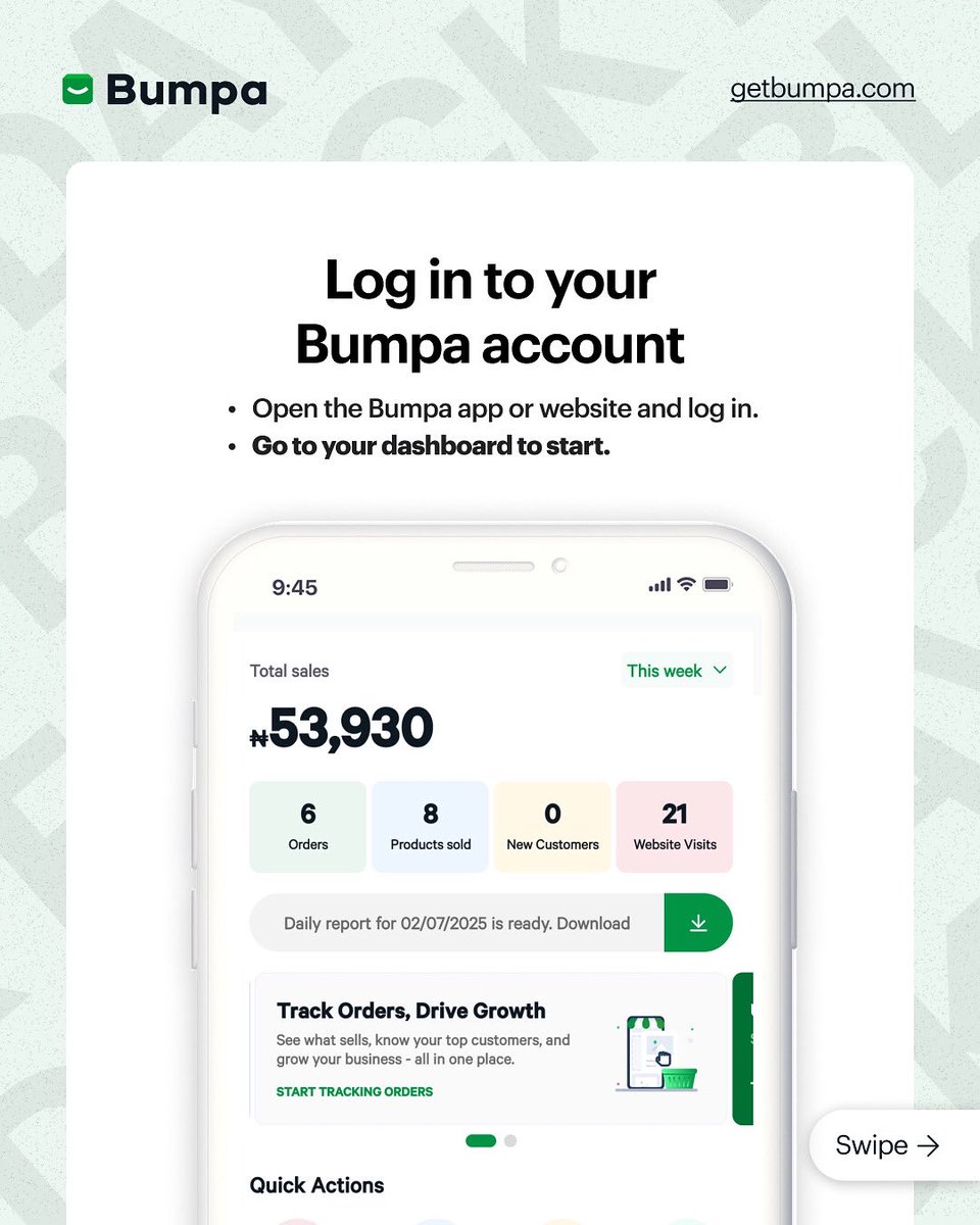 getBumpa's tweet photo. With Discounts on the Bumpa app, you can set automatic price reductions that shore clearly on your website.

Why does this matter?
- Your customers see the price slash immediately 
- You stay in full control of your profit margin
- Makes your brand look professional and trusted https://t.co/kGJFmshq3o