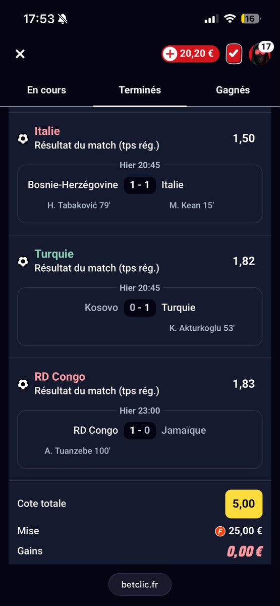 T__anguy's tweet photo. @Betclic #LuckyLoser 😅
Doxii82 https://t.co/GWjGQJ5Z22