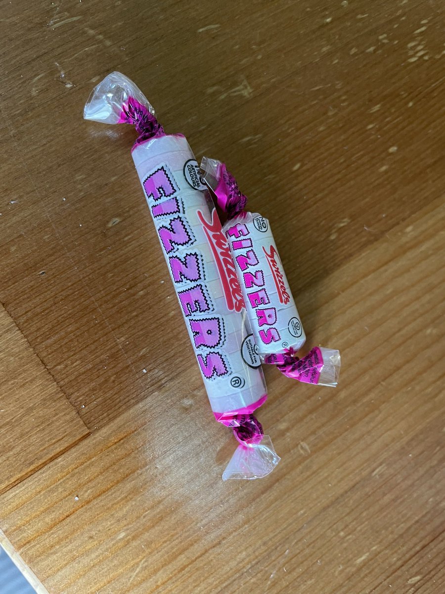 KarlMercer13's tweet photo. Shrinkflation whats happening @SwizzelsMatlow ? 

Thats a huge reduction https://t.co/R8E6FFfJ5I