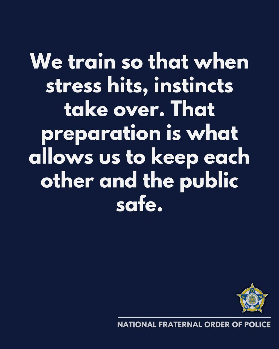 GLFOP's tweet image. Repetition builds confidence. Confidence builds trust. Trust keeps us alive.
#PoliceTraining #OfficerSafety #LawEnforcement #FOP #Teamwork