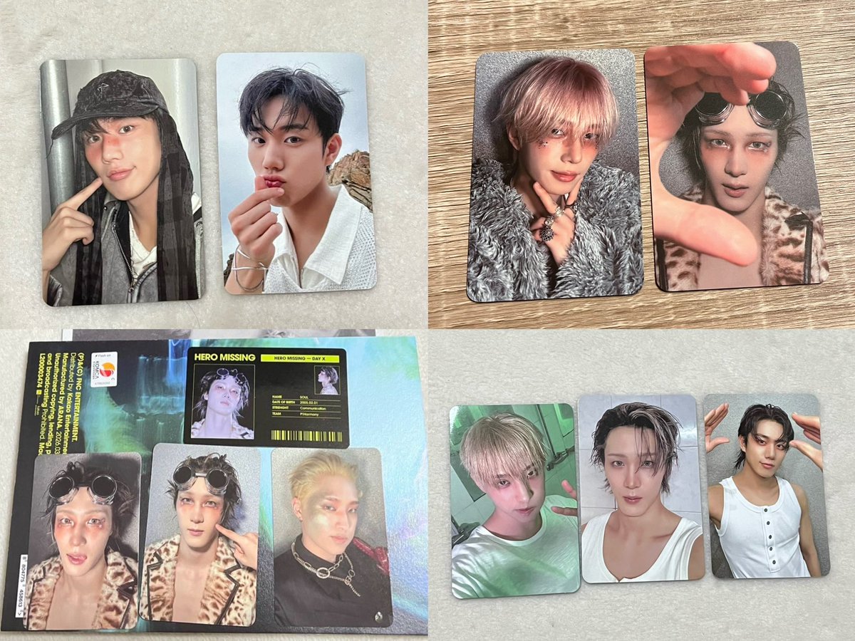 1007_Navi's tweet photo. P1Harmony UNIQUE トレカ Compact 
AppleMusic 特典 FaNCy 封入

【譲】ギホ テオ インタク ソウル

【求】ジウン（💖）＞テオ
店舗特典💖＞同種（物により他特典○）

ペンミ手渡し、郵送希望
お気軽にお声掛けください🙇🏻‍♀️
#P1Harmony交換 https://t.co/N6sKW0g4mt