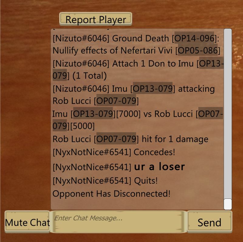 _Nizu's tweet photo. unacceptable in a large community like One Piece Card Game.

it is "u're" https://t.co/CMU2APd8YJ