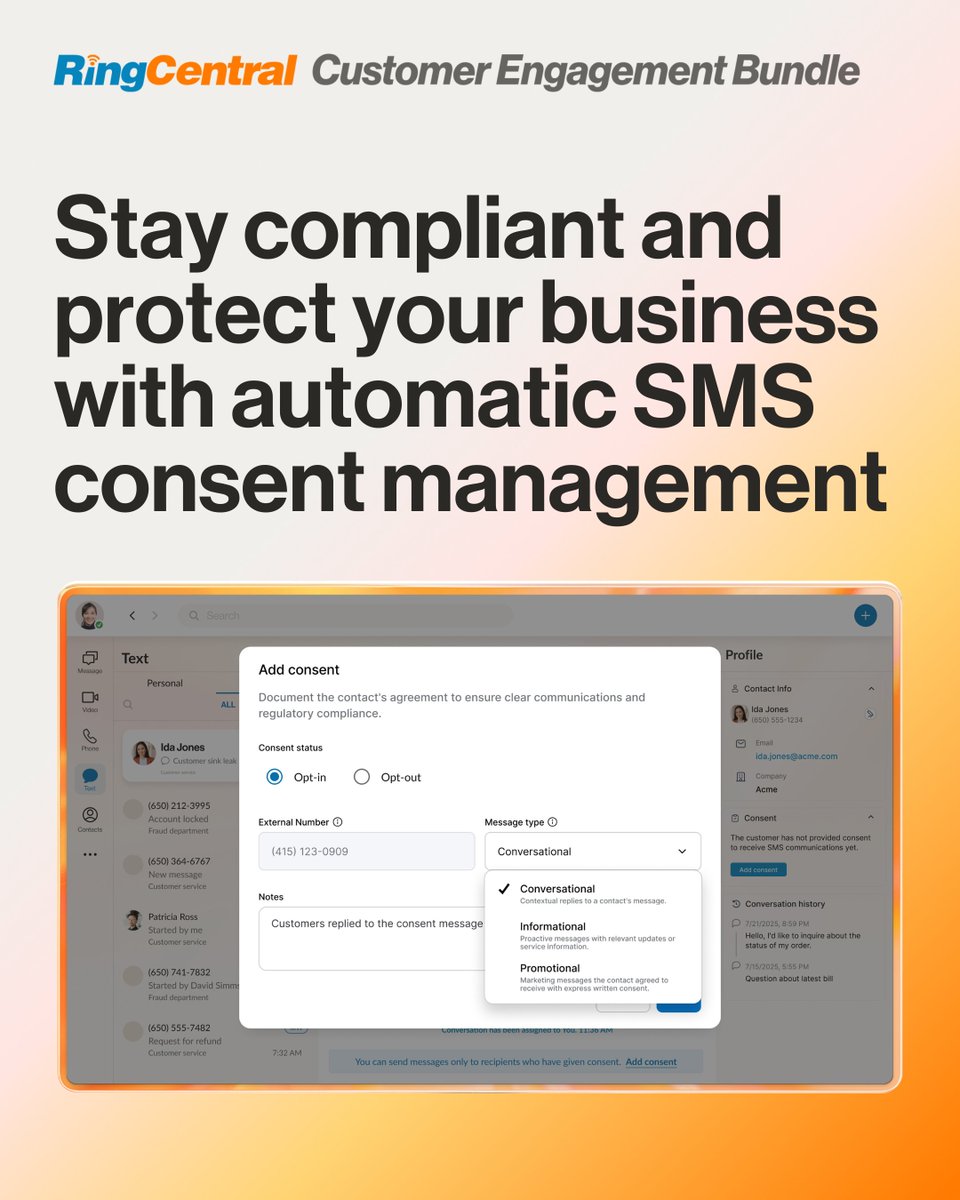 RingCentral tweet media