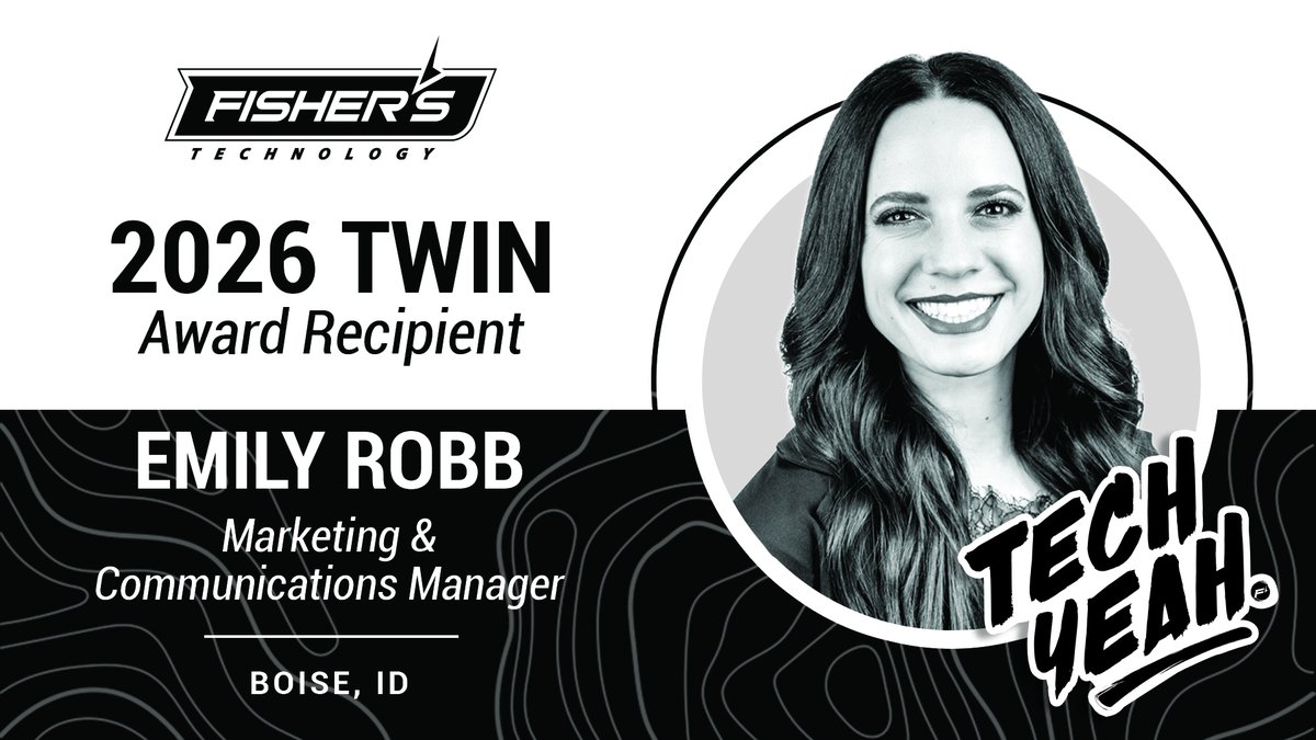 fisherstec's tweet photo. 🎉 Huge congrats to Emily Robb, ’26 TWIN Award recipient!

For 8+ years, Emily has helped shape our brand as Marketing &amp; Comms Manager-bringing creativity, positivity, and a true “let’s make it happen” spirit. From 4-state campaigns to team mentoring, she makes Fisher’s better. https://t.co/cIBE4eFfZo