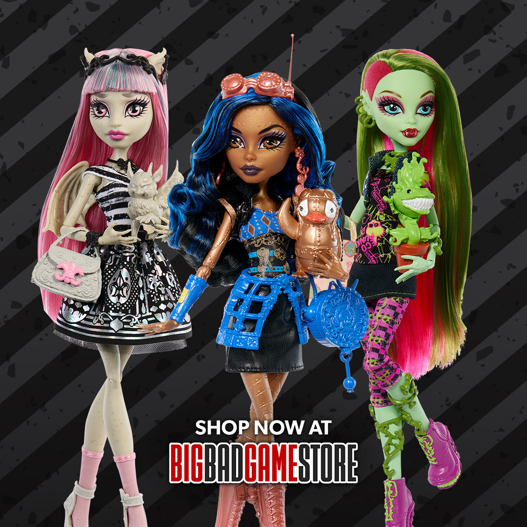 BigBadToyStore's tweet photo. The Monster High Boo-riginal Creeproduction dolls return with Robecca Steam, Venus McFlytrap, and Rochelle Goyle—bringing back the iconic style, attitude, and detail that made them fan favorites.
Pre-order now: https://t.co/0lmlFdc06j
#bigbadtoystore #monsterhigh #creeproduction https://t.co/9B0amqnRDn