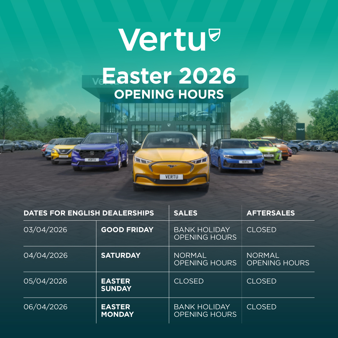 VertuMotors's tweet image. Looking to find your perfect car this Easter? Check out when would be best to 'hop in' to our dealership's across England and Scotland this weekend 🚙🐰

#Vertu #Easter #OpeningHours