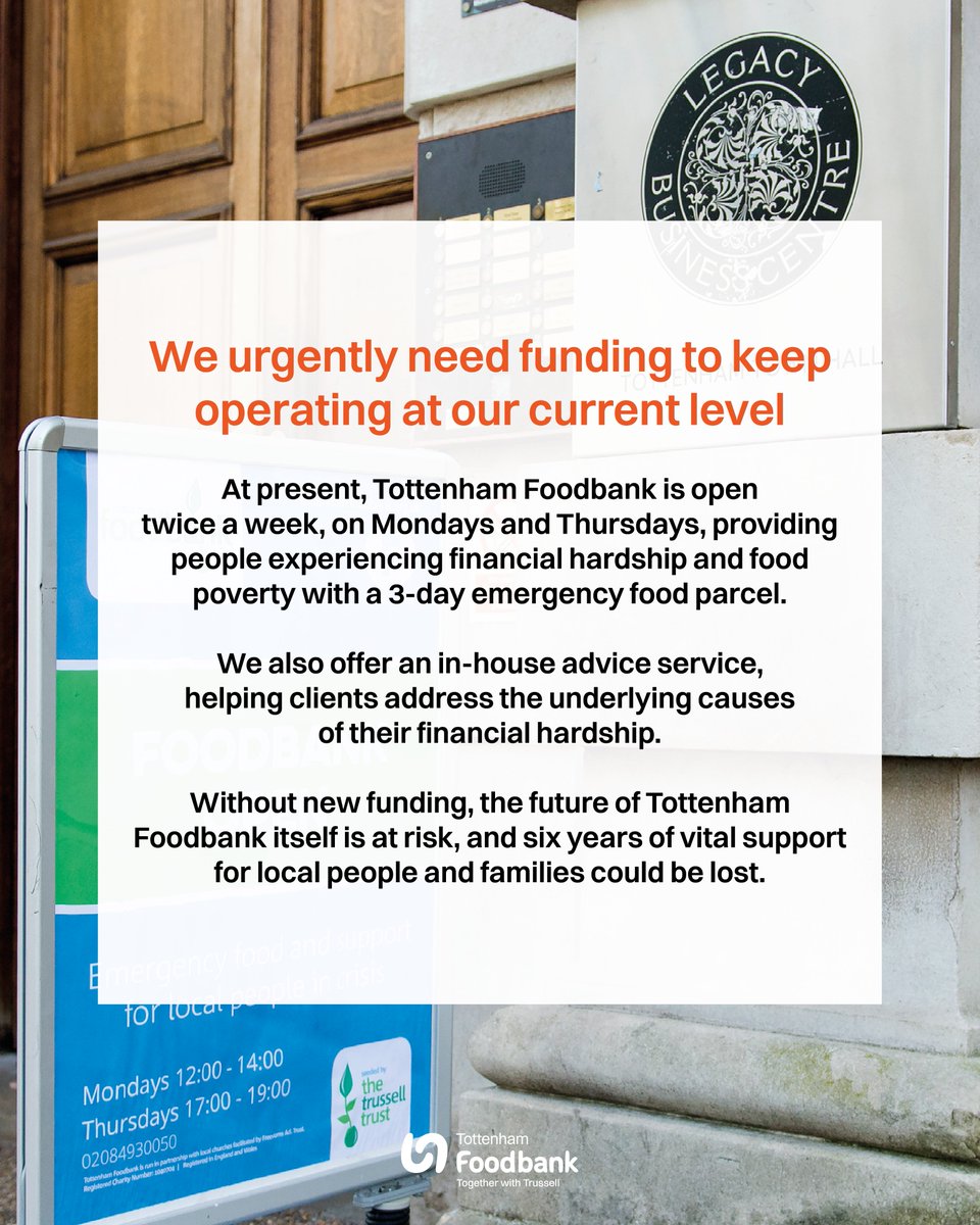 Tottenham Foodbank tweet media