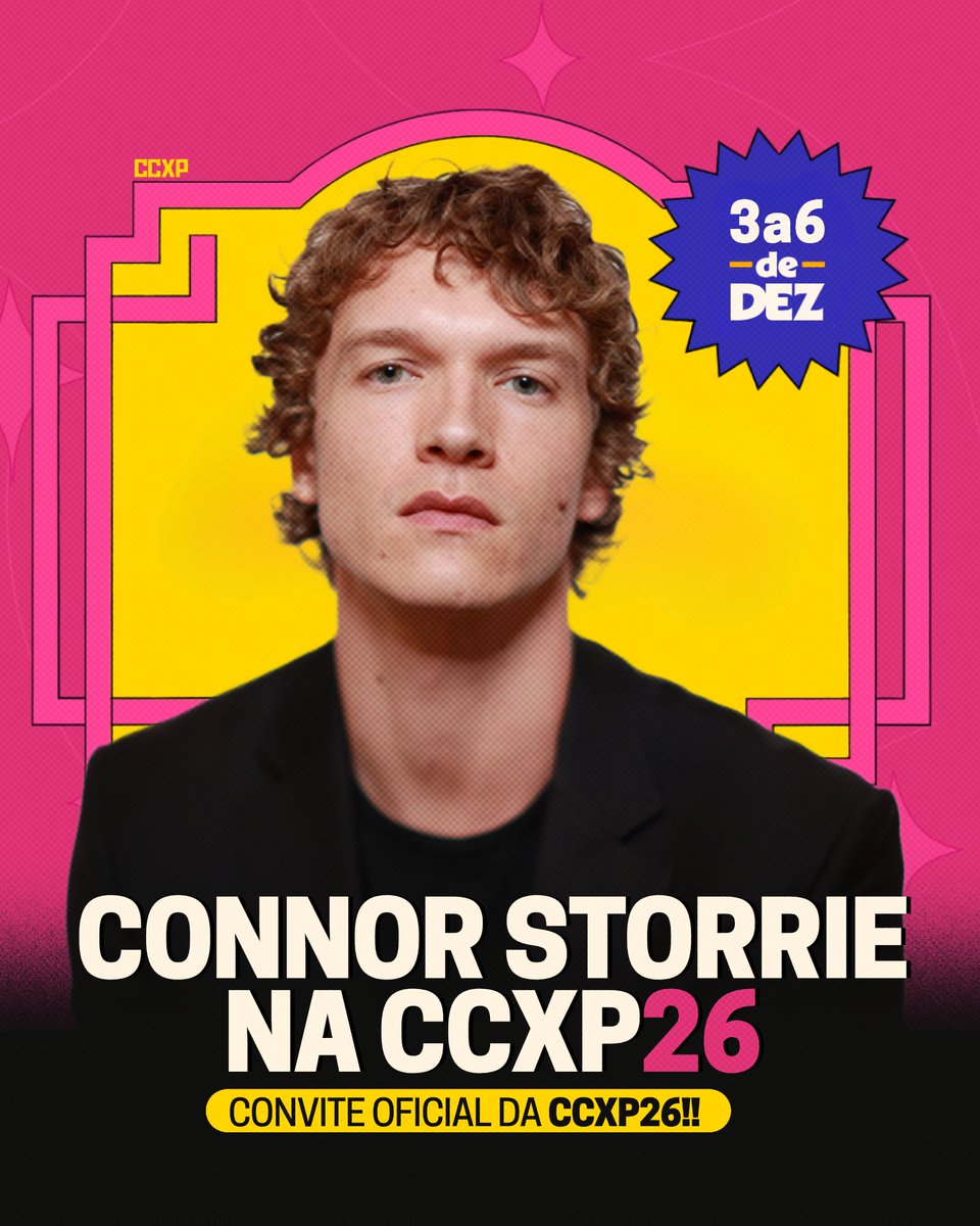 🚨 CONFIRMADO: HUDCON NO BRASIL 🚨

O perfil oficial da CCXP confirmou os primeiros convidados da edição deste ano: os atores Hudson Williams e Connor Storrie

A informação foi publicada no Instagram oficial do evento