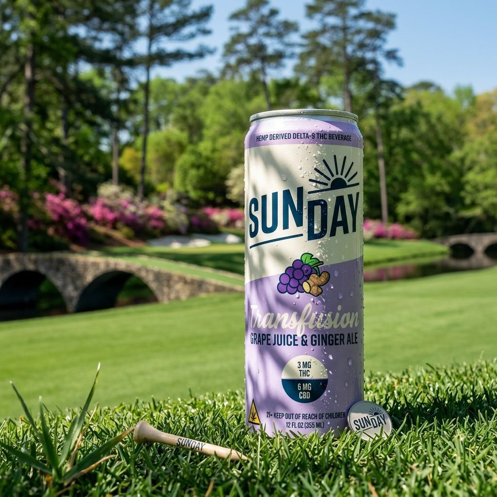 LIMITED TIME ONLY – SunDay™ Transfusion 🍇

April golf just hits different ☀️

Soft greens. ⛳️ 
Golden light. ☀️ 

No booze. Just vibes that last all 18 holes (or 18 minutes of watching).

#Agusta #DrinkASunDay #Transfusion #CaliSober #21+ #SoberCurious