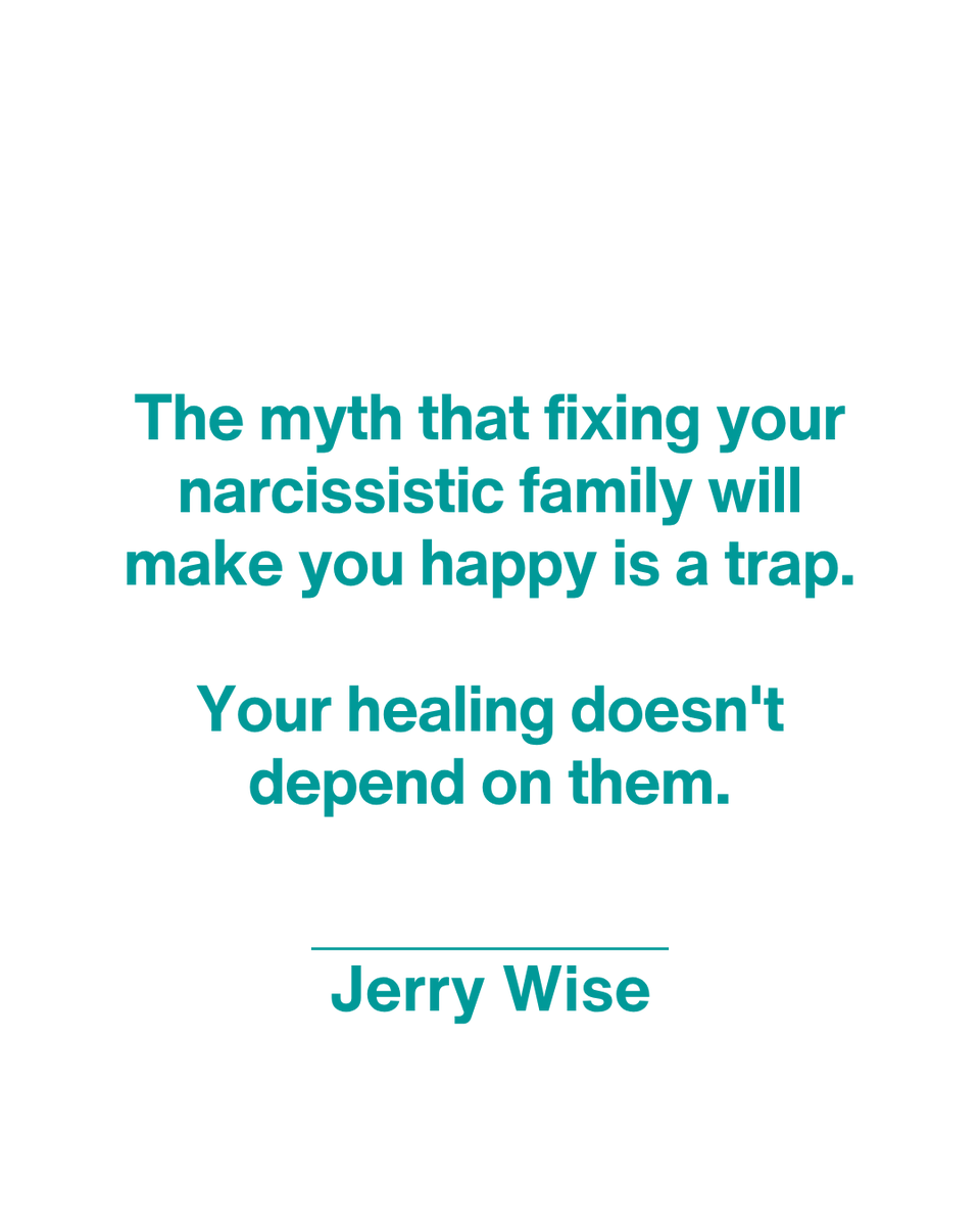 jerrytwise's tweet photo. Fixing your narcissistic family was never going to make you happy. Your healing doesn't depend on them. It never did.

👉 Join my FREE Training. Link in Bio! https://t.co/qkRZLAqgjm