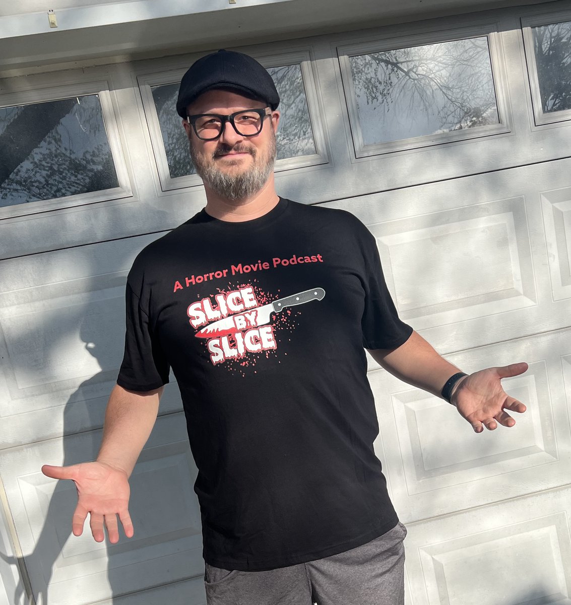 sbyspodcast's tweet photo. This is NOT an April Fools Joke! The first Slice By Slice tee has arrived.
A high-quality, premium fit that’s as durable as a final girl. Show your support and grab your tee from our site below.
https://t.co/UZ4zihmQTX
#slicebyslice #horror #horrormovies #horrorfilm #Podcast https://t.co/8AHu4sy3gs
