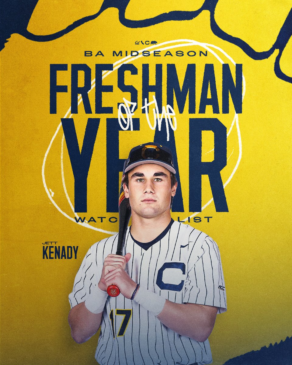 CalBaseball's tweet photo. 𝐁𝐚𝐬𝐞𝐛𝐚𝐥𝐥 𝐀𝐦𝐞𝐫𝐢𝐜𝐚 𝐖𝐚𝐭𝐜𝐡 𝐋𝐢𝐬𝐭 👀

Jett Kenady has been named to the BA Midseason Freshman of The Year Watch List!

#GoBears https://t.co/DKNfjeFKyO
