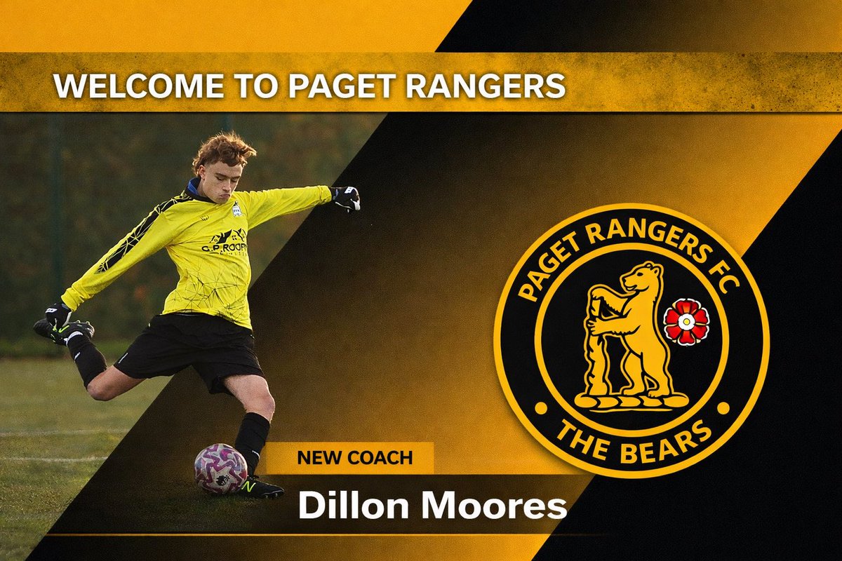 PagetRangersU18's tweet photo. A new era begins🔥
Welcome to the dugout, let’s get to work🤝 https://t.co/q5LrEg2ELl