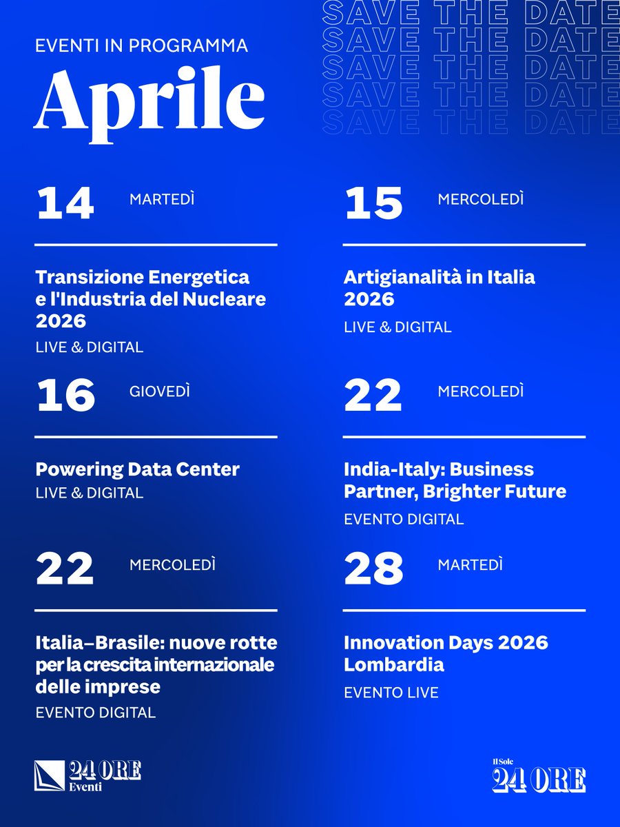 24 ORE Eventi tweet media