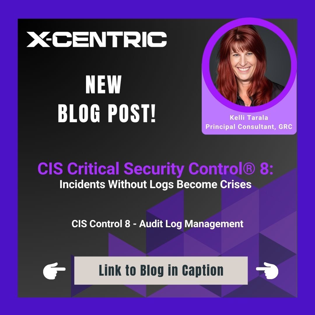 x_centric's tweet photo. 📋 If you're not logging it, it didn't happen. CIS Control 8 dives into the critical role of audit log management in detecting, investigating, and responding to security incidents. 

Don't leave your organization flying blind, read Kelli's blog. 👉 https://t.co/hruwWwH5lN

#CISControls #AuditLogs #LogManagement #CyberSecurity #InfoSec #SIEM