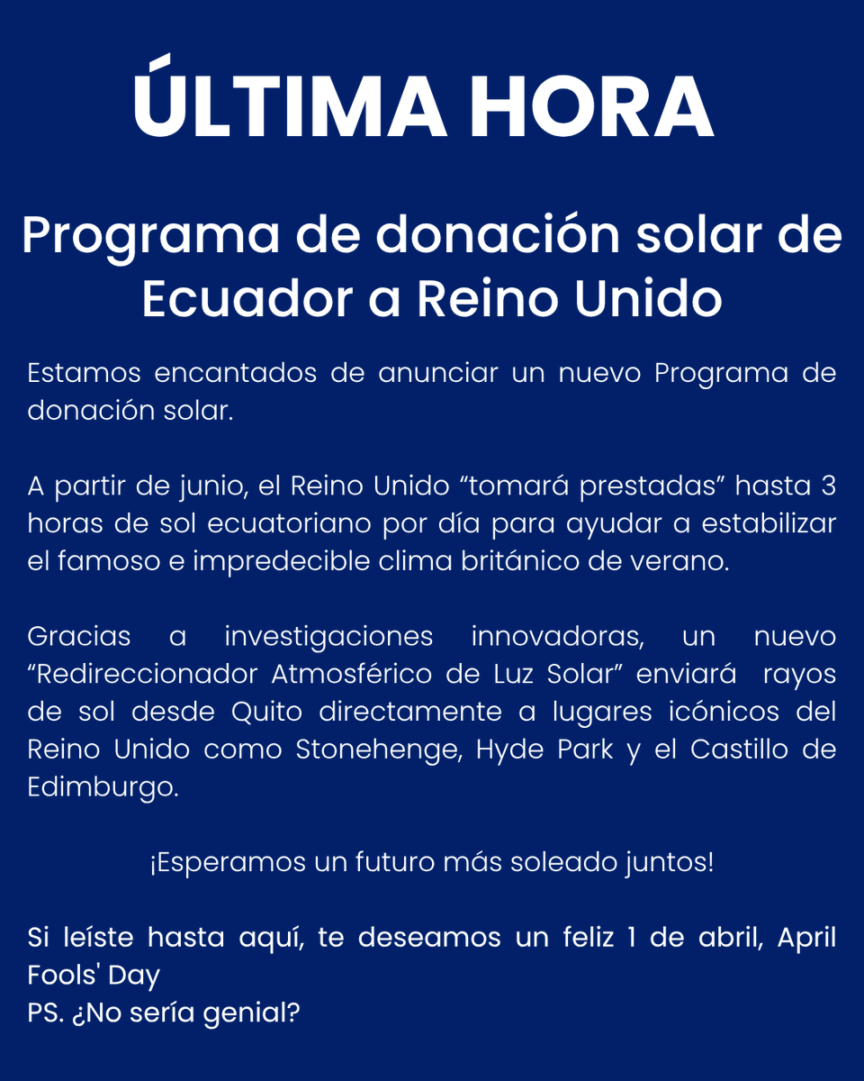 UK in Ecuador 🇬🇧🇪🇨 tweet media