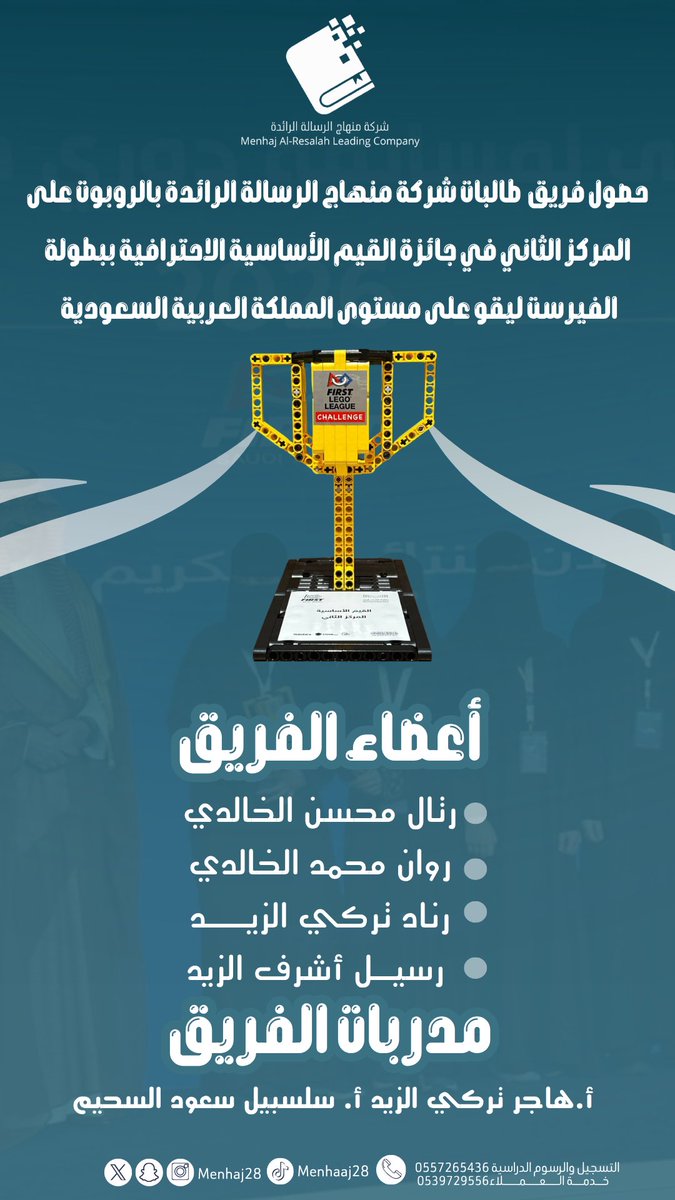 شركة منهاج الرسالة الرائدة✨ tweet media