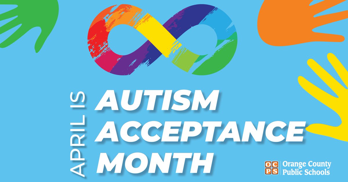 OCPSnews's tweet photo. April is Autism Acceptance Month!
️
OCPS is committed to creating inclusive learning environments and celebrating the unique strengths and perspectives of all our students.
#ocps #WeAreOCPS #honoring https://t.co/nD4dcp9deS