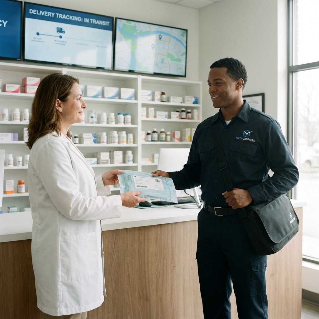 dcs_delivery's tweet image. Pharmacy shelves stay stocked. Patients stay cared for. That’s the power of reliable medical courier service—delivered on time, every time. See why healthcare pros trust DCS Delivery. dcsdelivery.com #MedicalCourier #HealthcareLogistics