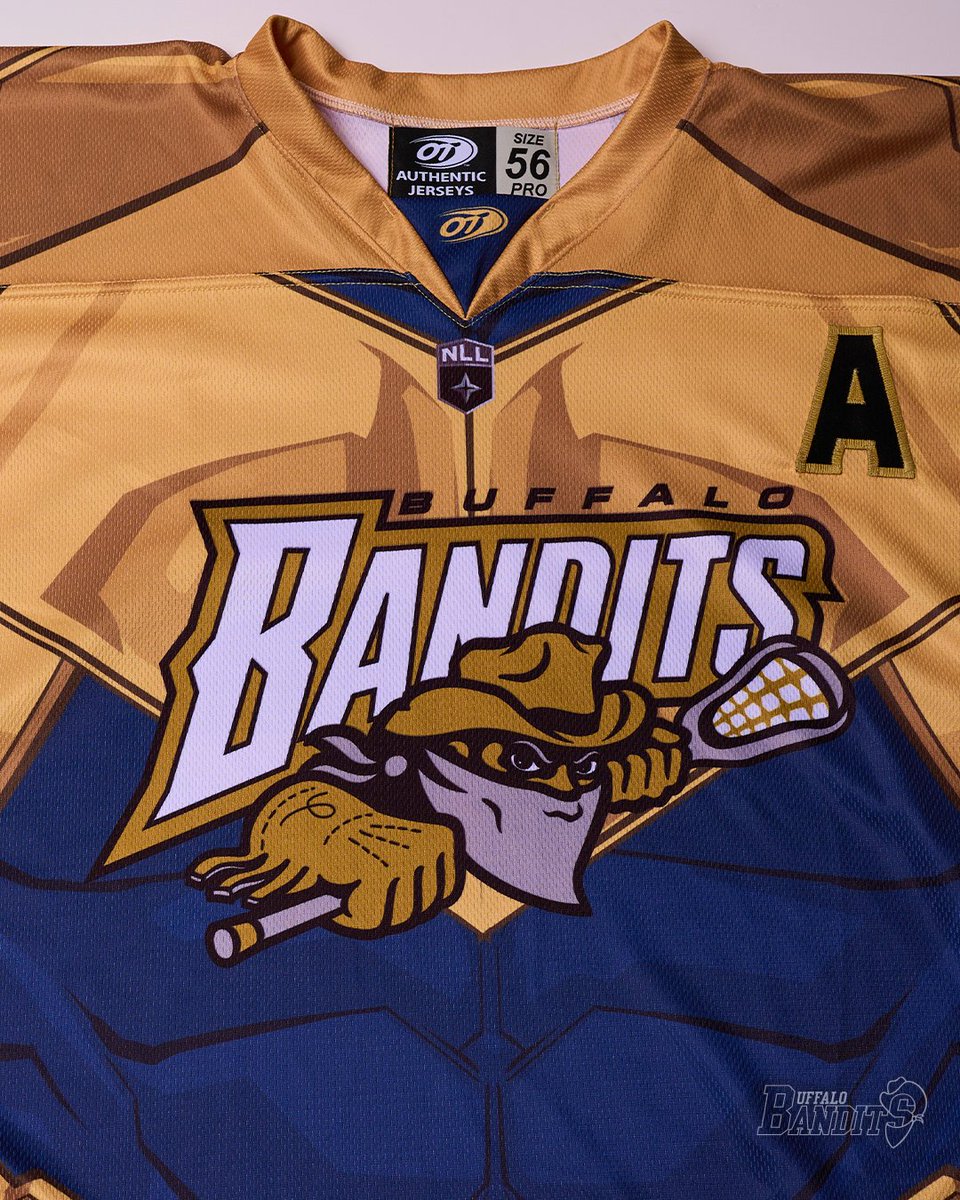 NLLBandits's tweet photo. Harnessing the power of Thanos for this year's @Marvel Superhero Night! 💥

You can bid on our game-worn jerseys and shorts now » https://t.co/6OehvBj9BA https://t.co/CpbVnkT8LO