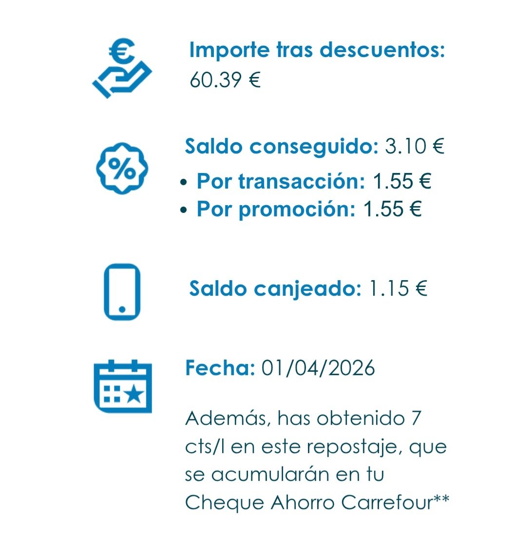 tupagaextra's tweet photo. 60€ me ha costado solo medio depósito de diésel 🤬🤬🤬

Lo único "bueno" es acumular saldo en Carrefour y que si eres nuevo en Moeve y te quieres unir hazlo con mi invitación y nos dan 5€ a cada una si haces una compra mínima de 20€

Código: AN7G4F

https://t.co/6E7vpAx5lo https://t.co/q260unvG9I