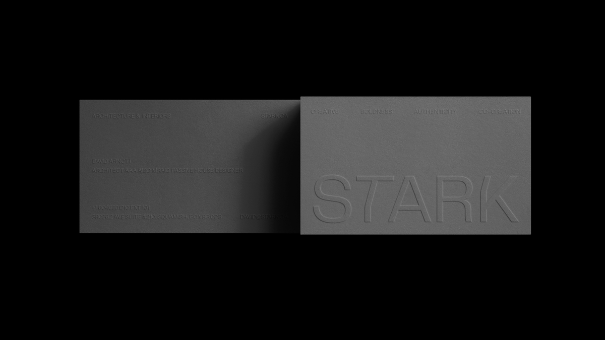 abduzeedo's tweet image. STARK gets a new architecture brand identity from Electric Brand Consultants: embossed type, blueprint textures, and mountain minimalism in Squamish, BC.

👉 abduzeedo.com/node/89204

#branding #minimalist #inspiration