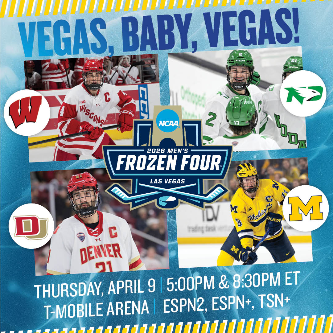 Previewing the 2026 #MFrozenFour!

🏒 Weekly notebook: bit.ly/3PAWHSy
🏒 Frozen Four media kit: bit.ly/47CjrYn

#collegehockey | #NCAAHockey