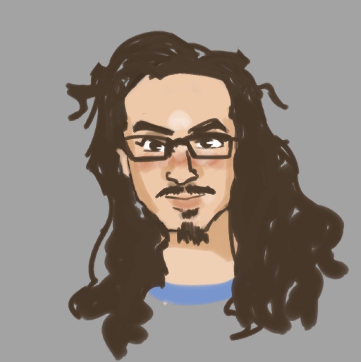 kookyslackz's tweet photo. first attempt at rendering a sketch of myself https://t.co/CYaksywteJ
