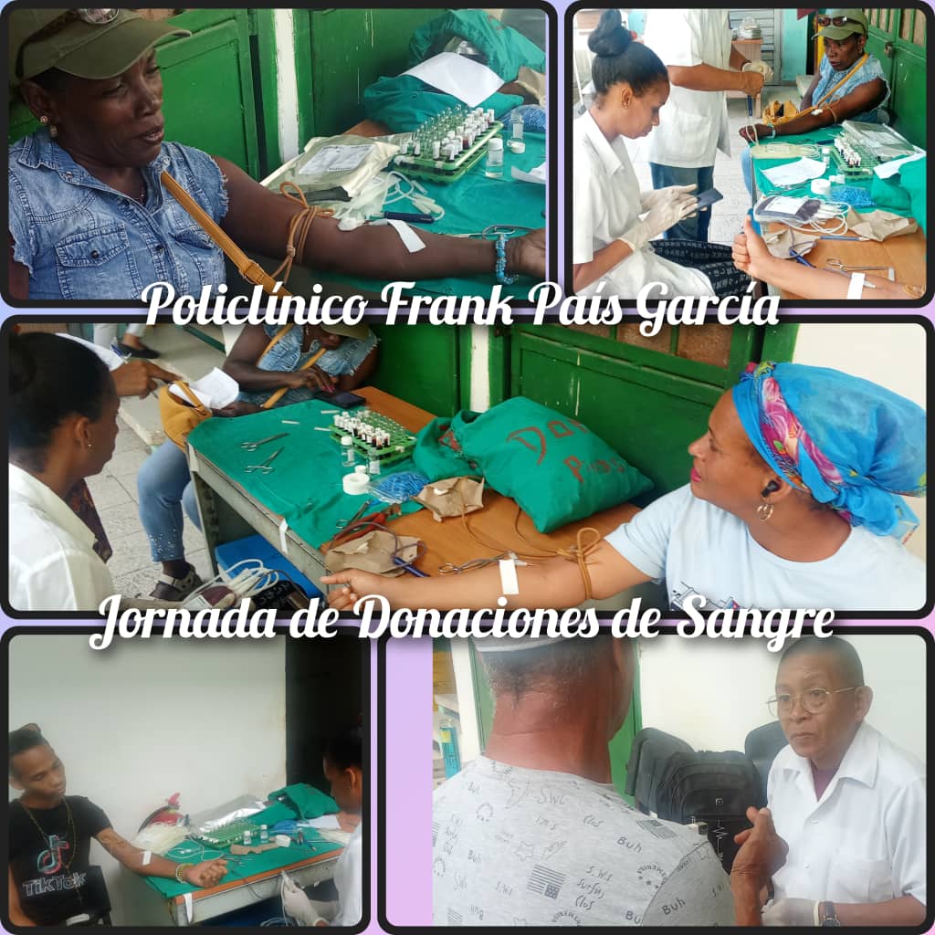 #SantiagodeCuba
Salvar vidas por medio de una donación de sangre 🩸 es un acto cargado de humanidad. 
#CubaEsSalud #SiempreSantiago