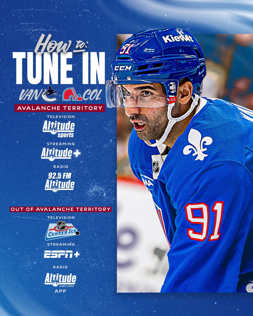 x - Colorado Avalanche tweet media