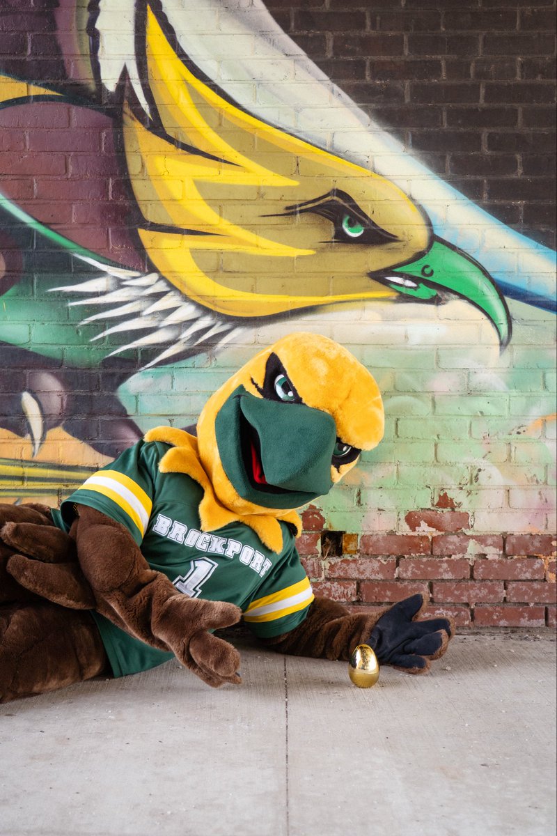 Brockport's tweet photo. Ellsworth’s Eggs are BACK 🥚 The stakes are higher than ever.
Ellsworth % on the @SUNY IG Story poll = number of Eggs he lays later tonight 🦅
Share the @SUNY story + get others to vote for our Mascot King.
⏳ Story is up for 24 hours: https://t.co/JoDOFS0zrZ
#MascotMadness https://t.co/DAhi0toVkr