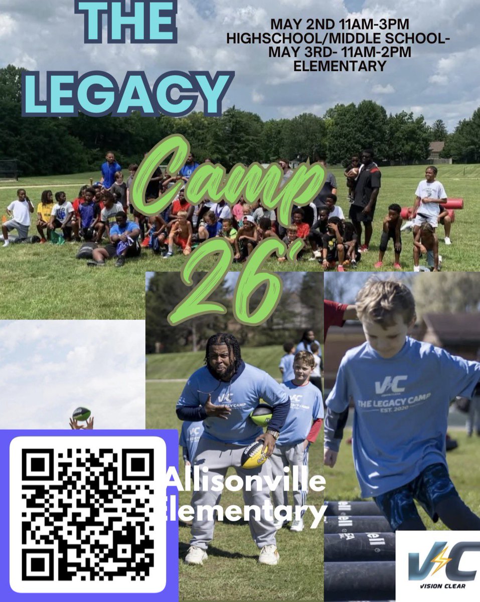 Scan and sign up today! 💪🏾⭐️🏈
