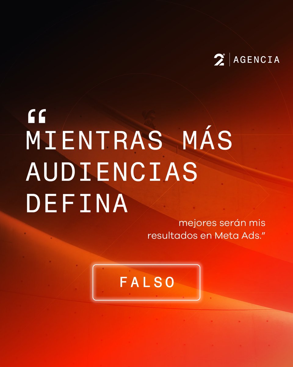 pra2media's tweet photo. Meta indica que campañas con segmentación amplia reducen el CPL en 24%.

La hiper-segmentación puede hacer que el 40% de clientes potenciales nunca vea tu #anuncio, Nielsen (2025). https://t.co/9AxEGLnrIk