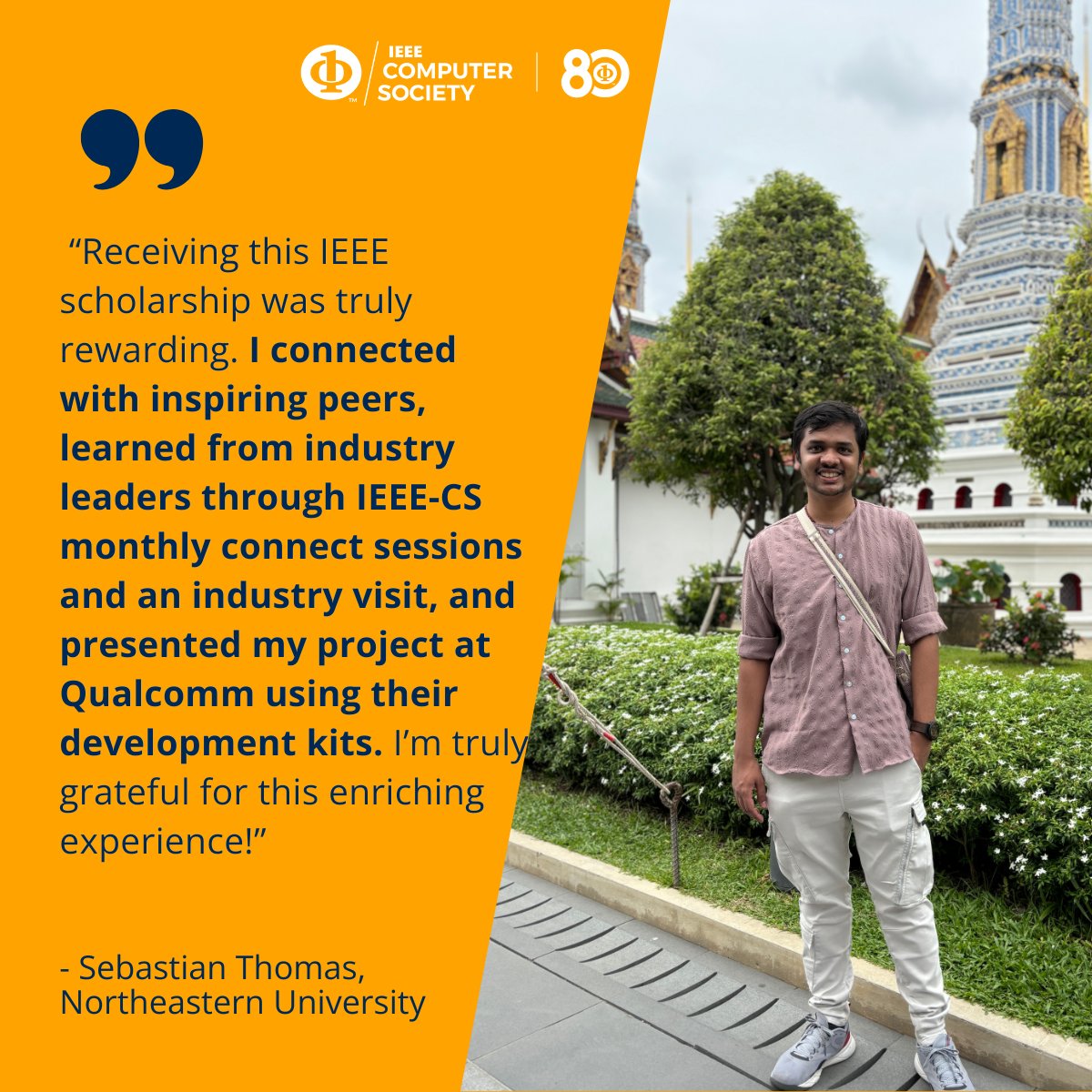 ComputerSociety's tweet image. ⏰ Don't forget to submit your application for Career Catalyst #Scholarship Program!

↪️ Share the opportunity with your network. #ieee #computerscience

bit.ly/4jx8tXz