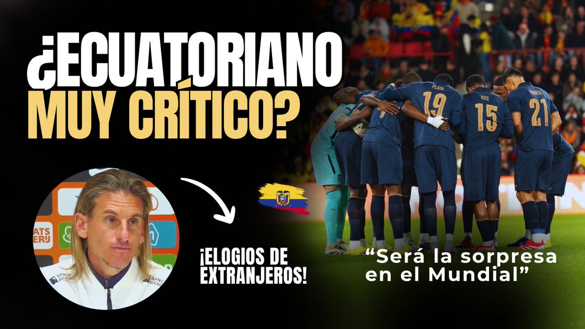 ¡Elogios de extranjeros para Ecuador! ¿El ecuatoriano critica mucho a su selección? ¿Hay que apoyar a Sebastián Becaccece? Harto Shocolàt 🇪🇨 youtu.be/36CMeEIFYSg
