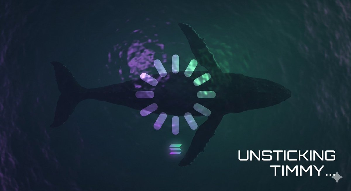 TimmyWhaleSOL's tweet photo. The sonar is screaming. 📟

While everyone is watching the shore, the real move is happening in the deep. Timmy didn't get stuck; he was just waiting for the liquidity to hit the right level. 🌊

The tide is coming in. Are you on the boat or on the sandbar? 🐋🚀

$TIMMY #Solana https://t.co/9G0sYsAC2u