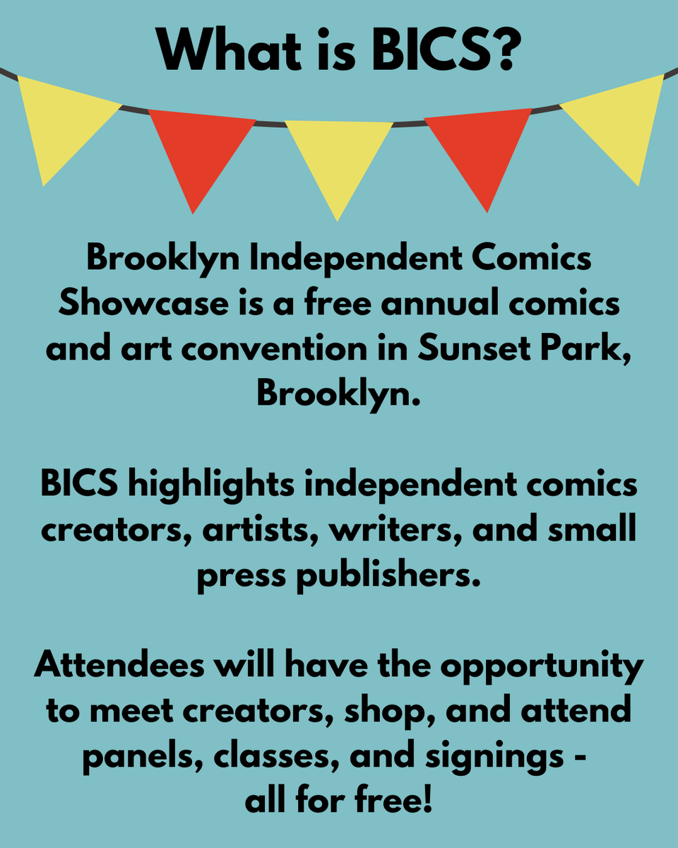 IgniteComics's tweet photo. Excited to announce we'll be at @bicsbrooklyn for our first event of the year! We'll have comics, prints, pins and more!

Free Admission!
Saturday &amp; Sunday, April 18-19th
11:00am - 7:00pm
The Box Factory (Industry City)
51 34th St. Brooklyn, NY 11232
#indiecomics #comicconvention https://t.co/xCMAYcGYSX