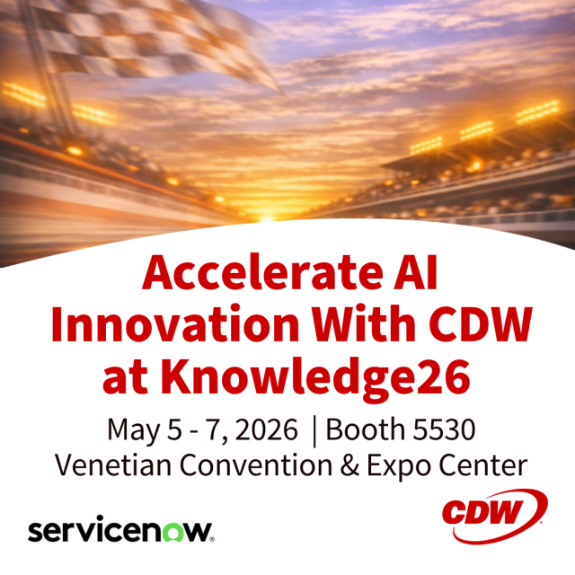 HealthcareKate's tweet photo. AI isn’t just a buzzword at ServiceNow Knowledge26—it’s changing how work gets done. I’ll be at @CDWCorp booth 5530 exploring real use cases. Swing by and check out the link to dive deeper. https://t.co/jU6bkHCUTR https://t.co/9Hlon05nK9